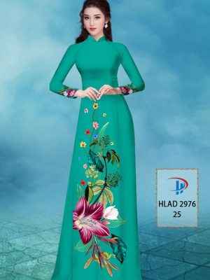 Vải Áo Dài Hoa In 3D AD HLAD2976 33